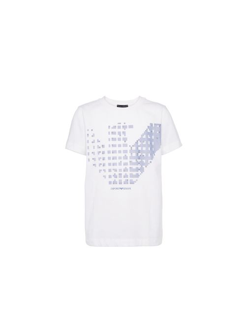 T-shirt, bambino, logata. EMPORIO ARMANI | 3R4TJ8 3J52Z0101